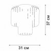 Хрустальная потолочная люстра  V5154-1/4PL Vitaluce