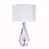 Интерьерная настольная лампа Crystal Table Lamp BRTL3036 цилиндр белый DeLight Collection