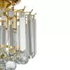 Хрустальная потолочная люстра Valery 2111/2P прозрачная цилиндр Escada