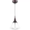 Стеклянная подвесная люстра Cone 757150 конус белая Lightstar