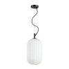 Стеклянный подвесной светильник Roofi 4751/1 цилиндр белый Odeon Light