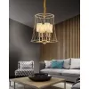 Подвесной светильник Berton LDP 8013-4 F.GD конус белый Lumina Deco