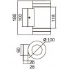 Архитектурная подсветка TUBE 6046 Cb прозрачный Oasis Light