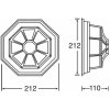 Стеклянный настенный светильник уличный SIDNEY 10834 W белый Oasis Light