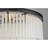 Стеклянная подвесная люстра 1920s Odeon KR0387P-10A black/frost белая DeLight Collection