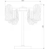Интерьерная настольная лампа Farfalla 80509/1 прозрачный Bogate's Интерьерная настольная лампа Farfalla 80509/1 прозрачный Bogate's