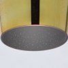 Стеклянный подвесной светильник Фьюжн 392018801 конус желтый MW-Light