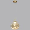 Стеклянный подвесной светильник Vaso 5097/4L цвет янтарь Odeon Light