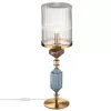 Стеклянный интерьерная настольная лампа Terra 5414/1T цилиндр прозрачный Odeon Light