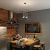 Потолочная люстра Adamson 70142/8 хром цилиндр черная Eurosvet Потолочная люстра Adamson 70142/8 хром цилиндр черная Eurosvet