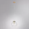 Стеклянный подвесной светильник Volare A1925SP-1GO форма шар прозрачный Artelamp