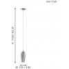 Стеклянный подвесной светильник Farsala 96343 Eglo