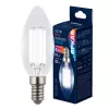 Лампочка светодиодная Яркая A++ LED-C35-4W/4000K/E14/CL GLY01TR Uniel