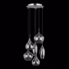 Стеклянный подвесной светильник PENTOLA 803067 серый Lightstar