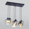 Стеклянный подвесной светильник Sintra 2554 Sintra серый форма шар TK Lighting