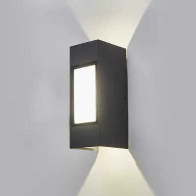 Настенный светильник уличный Techno 1638 TECHNO LED серый Elektrostandard