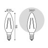 Лампочка светодиодная Filament 103801105 Gauss