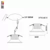 Точечный светильник St703 ST703.438.10 конус черный ST Luce