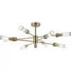Стеклянная потолочная люстра High Light LH55162 прозрачная цилиндр Ambrella