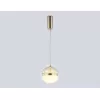Стеклянный подвесной светильник High Light LH11001 белый форма шар Ambrella Стеклянный подвесной светильник High Light LH11001 белый форма шар Ambrella