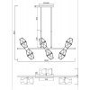 Стеклянная потолочная люстра Coctail time MOD325PL-06G прозрачная Maytoni