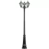 Стеклянный наземный фонарь FARO lead GLASS 91109B lgG 029 Bl прозрачный Oasis Light