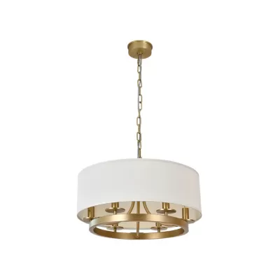 Подвесная люстра 3550 3556/С brass Newport