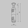 Крепление настенное Accessories for tracks Flarity TRA155CW-D1-PT Maytoni