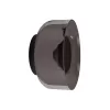 Стеклянный настенный светильник Totem 10466W Smoke black цилиндр Loft It