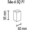 Точечный светильник Tubo Tubo6 SQ P1 18