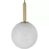 Стеклянный подвесной светильник Float 10429/250 белый форма шар Loft It
