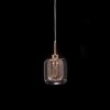 Стеклянный подвесной светильник Bessa LDP 11337 R.GD цилиндр прозрачный Lumina Deco