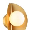 Стеклянный настенный светильник Kernel 2366-1W белый Favourite