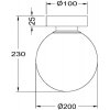 Стеклянный настенно-потолочный светильник Basic form MOD321WL-01W1 форма шар белый Maytoni