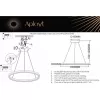 Подвесной светильник Armel APL.049.13.40 белый Aployt
