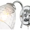Стеклянное бра Freesia 658/1A Chrome прозрачное конус Escada