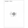 Стеклянное бра Panorama W15598-1 SN+CL прозрачное iLamp
