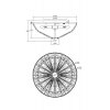 Хрустальная потолочная люстра Facet MOD094CL-06G конус прозрачная Maytoni