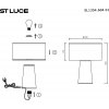 Интерьерная настольная лампа Jackie SL1354.604.01 коричневый цилиндр ST Luce