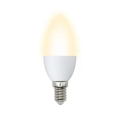 Светодиодный лампочка светодиодная  LED-C37-7W/WW/E14/FR/NR картон Volpe