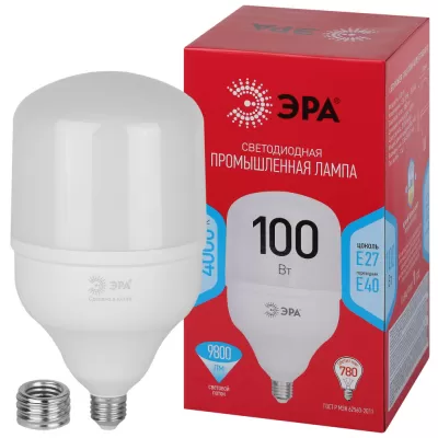 Лампочка светодиодная LED POWER T140-100W-4000-E27/E40 R ЭРА Лампочка светодиодная LED POWER T140-100W-4000-E27/E40 R ЭРА