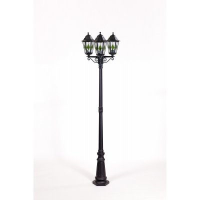 Наземный фонарь PETERSBURG lead GLASS 79809lgB Bl Oasis Light Уличный