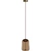 Стеклянный подвесной светильник Knot 8135-C mini цвет янтарь цилиндр Loft It