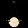 Стеклянный подвесной светильник Swing 10424/300 форма шар белый Loft It