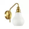 Стеклянное бра Eleonora 4562/1W конус белое Lumion