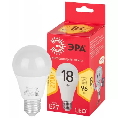 Светодиодный лампочка светодиодная LED A65-18W-827-E27 R LED A65-18W-827-E27 R ЭРА