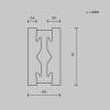 Шинопровод Busbar trunkings Flarity TRX154-112BS Maytoni