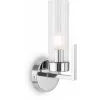 Стеклянное бра Еster FR5214WL-01CH цилиндр прозрачное Freya