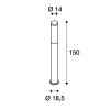 Наземный светильник Pole Parc 227985 прозрачный SLV