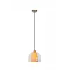 Стеклянный подвесной светильник Gunhild 30460/01/60 конус прозрачный Lucide